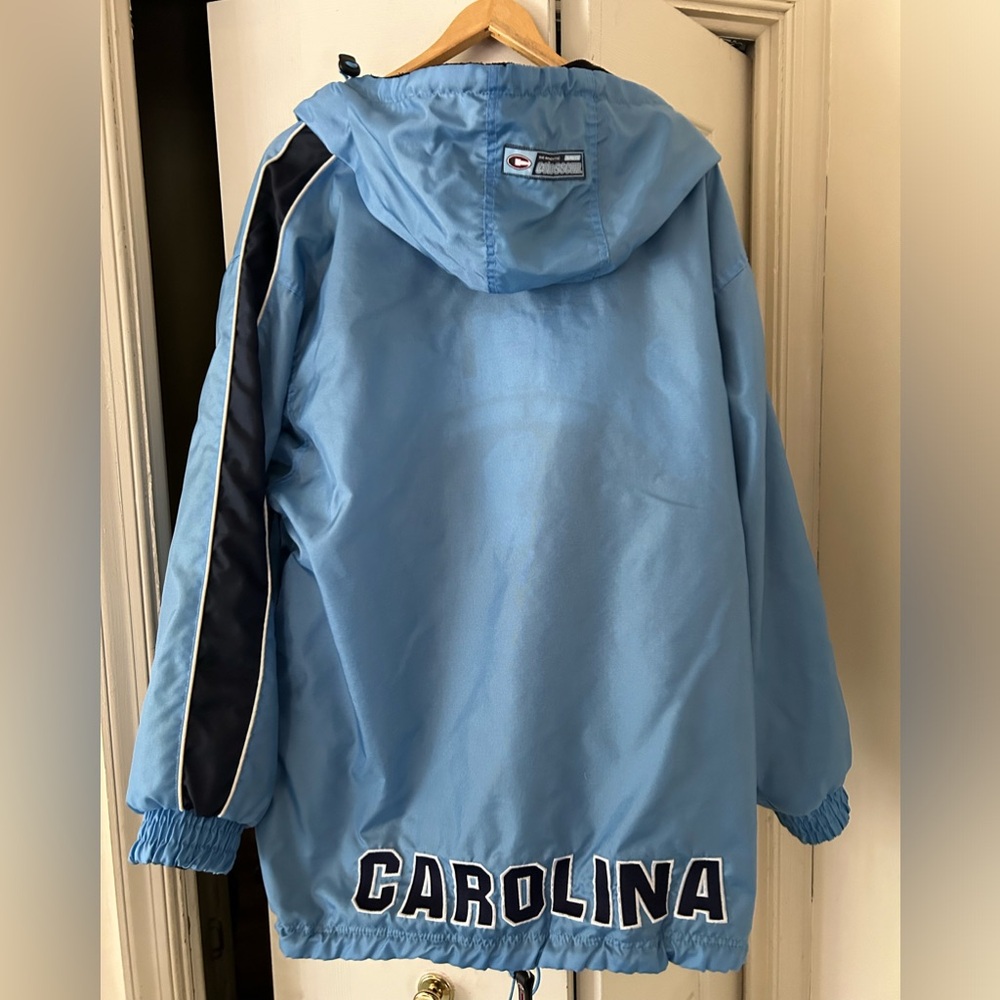 Mens Colosseum North Carolina Tar Heels UNC Reversible Fleece  Coat Jacket - Picture 9 of 9